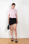 The Veroia Skirt by GAUGE81 is a draped mini skirt in a soft modal jersey