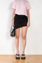 The Veroia Skirt by GAUGE81 is a draped mini skirt in a soft modal jersey