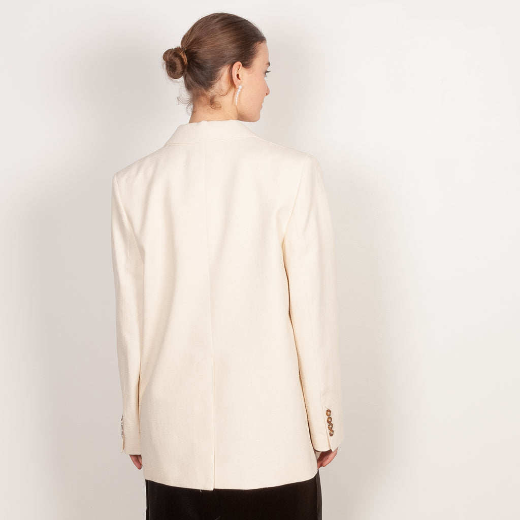 gorak blazer rice ivory loulou studio