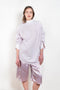 The Celeste Reversed Shirt by Julie Kegels is a inverted mens shirt with strings in the sleeves