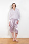 The Celeste Reversed Shirt by Julie Kegels is a inverted mens shirt with strings in the sleeves