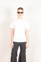 logo boxy tshirt optic white coperni