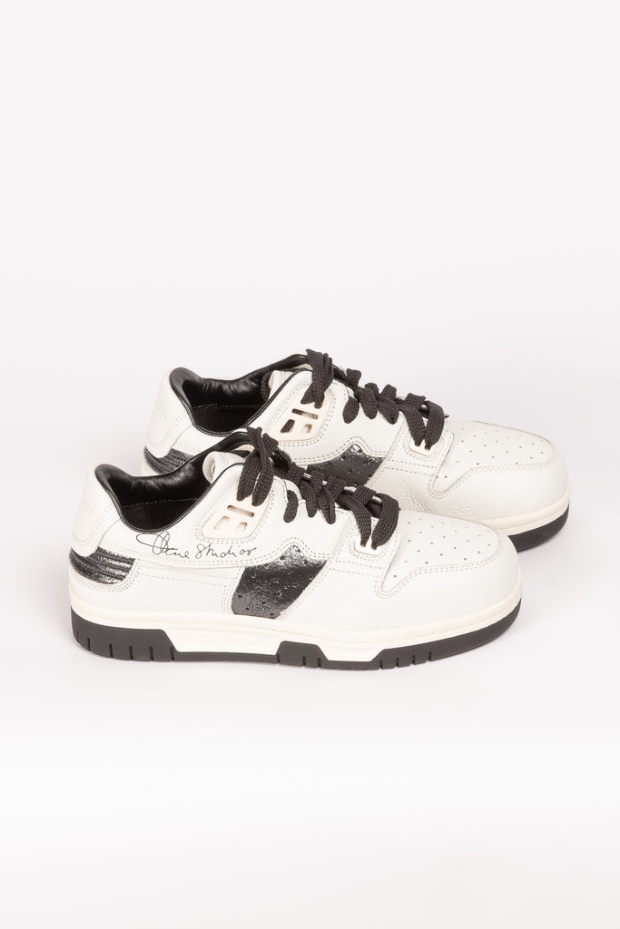 low top sneakers white black acne studios