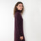 The Ailina Dress by LISA YANG is a fine knit cashmere maxi dress with a turtle neck