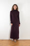 The Ailina Dress by LISA YANG is a fine knit cashmere maxi dress with a turtle neck