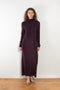 The Ailina Dress by LISA YANG is a fine knit cashmere maxi dress with a turtle neck