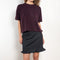 The Cila Tee by LISA YANG is a fine knit cashmere t-shirt with a classic round neck and rolled trim edges