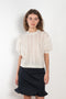 The Kenzie Sweater by Lisa Yang is a softly voluminous cable knit top in a delicate silk cashmere blend.