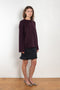 The Kristy Sweater by Lisa Yang is a 5 gauge cashmere relaxed knit with a longline silhouette and crewneck crafted in a heavy knit cashmere with a textured hand feel