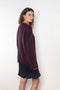 The Kristy Sweater by Lisa Yang is a 5 gauge cashmere relaxed knit with a longline silhouette and crewneck crafted in a heavy knit cashmere with a textured hand feel