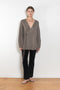 The Laurina Wrap Cardigan is a refined and feminine cashmere knit wrap cardigan with a tied waist