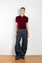 The Nai Tshirt by LISA YANG is a fine knit cashmere polo shirt with short sleeves