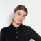 The Masy Polo Sweater by Lisa Yang is a polo sweater with a relaxed fit in a soft textured cashmere silk blend