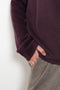 The Symone Trousers by Lisa Yang is a fine knit cashmere trouser with an elastic waistband an a long tapered leg