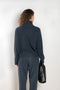 The Julina Sweater by LISA YANG is a chuncky cashmere ribbed sweater with a high neck and straight fit