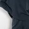 The Sandy Sweater by LISA YANG has a straight fit with dropped shoulders and a raw hem mock neck