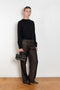 The Angus Sweater by Loulou Studio is fine cashmere knit with a round neck and effortless body, the perfect layering piece.