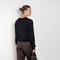 The Angus Sweater by Loulou Studio is fine cashmere knit with a round neck and effortless body, the perfect layering piece.