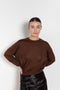 The Angus Sweater by Loulou Studio is fine cashmere knit with a round neck and effortless body, the perfect layering piece
