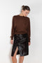The Angus Sweater by Loulou Studio is fine cashmere knit with a round neck and effortless body, the perfect layering piece