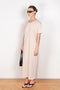 The Arue Dress by Loulou Studio is a short sleeved t-shirtdress with a regular fit