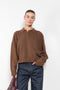 The Homere Sweater by Loulou Studio is a cashmere sweater with an ample fit and polo inspired collar