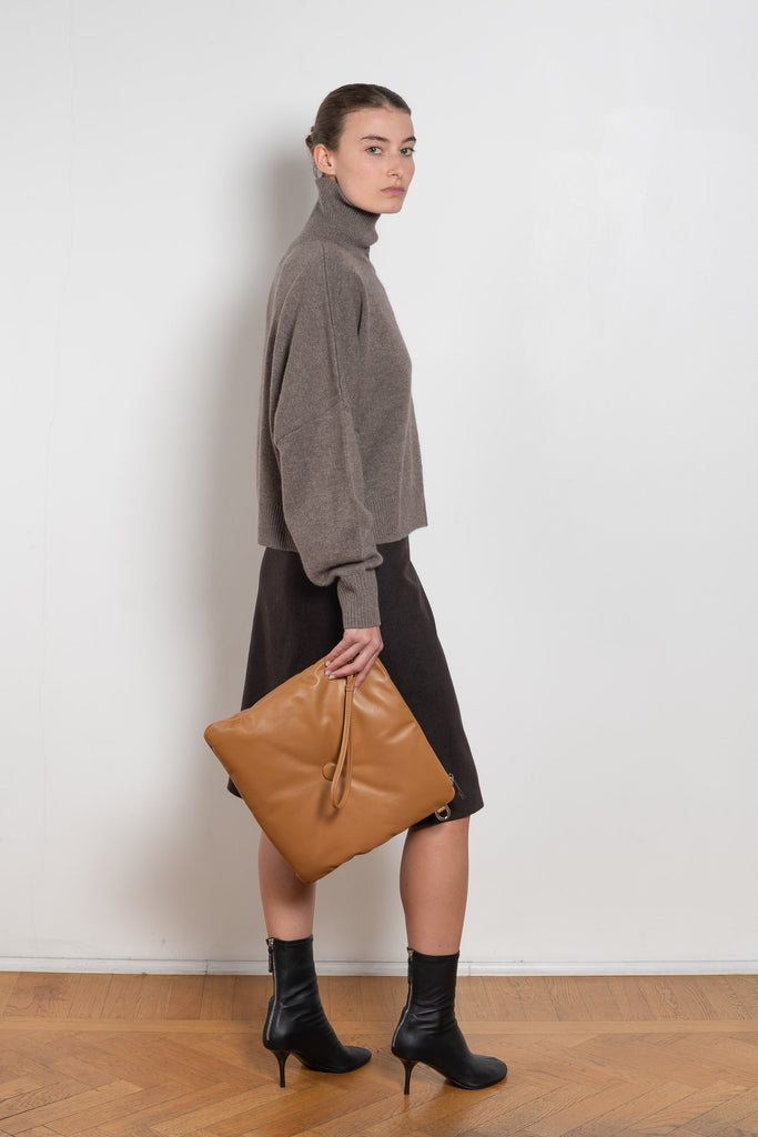 loulou de saison luke stand collar sweater