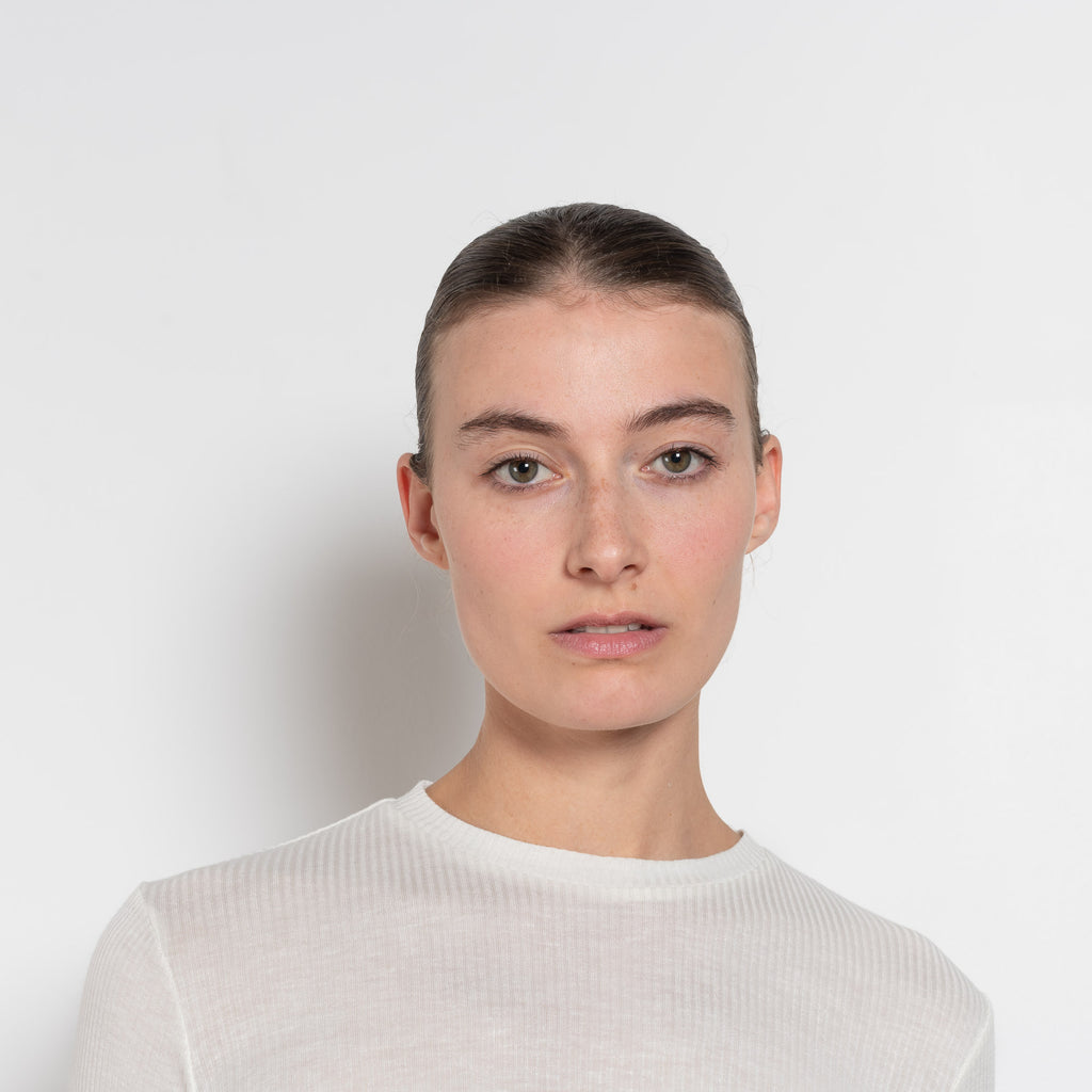 loulou de saison ortigia rib tee ecru