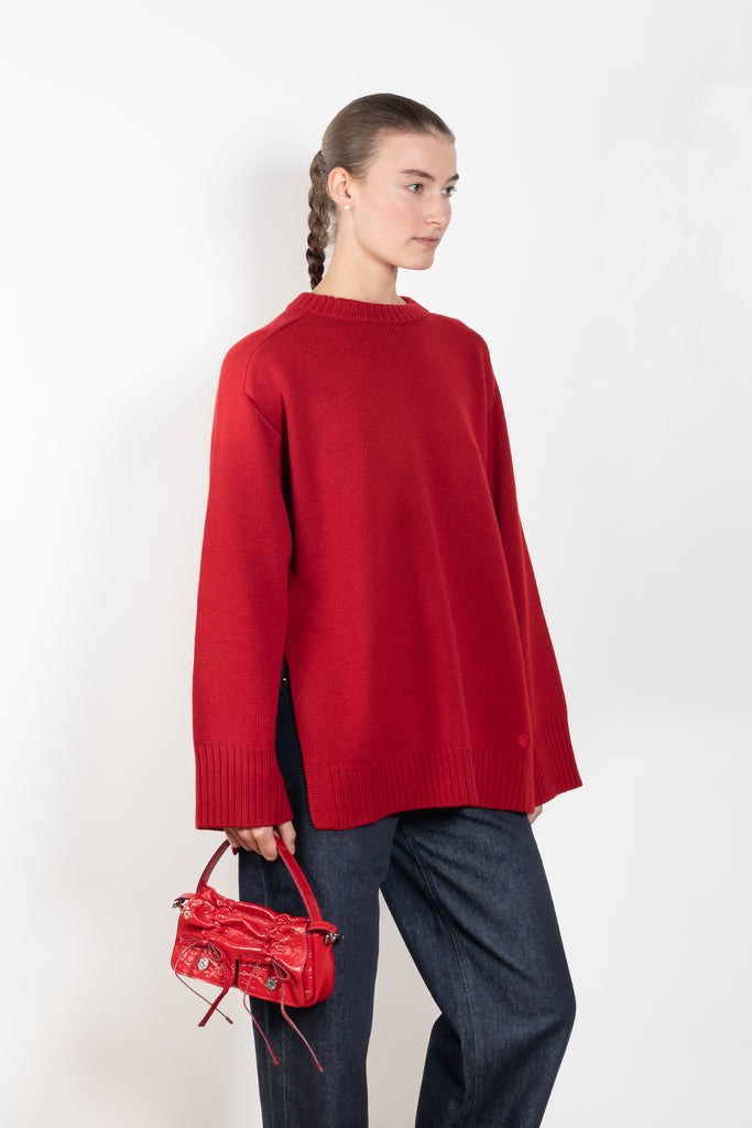 The Safi Sweater by Loulou Studio is an oversized sweater with an ample fit