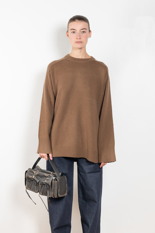 The Safi Sweater by Loulou Studio is an oversized sweater with an ample fit