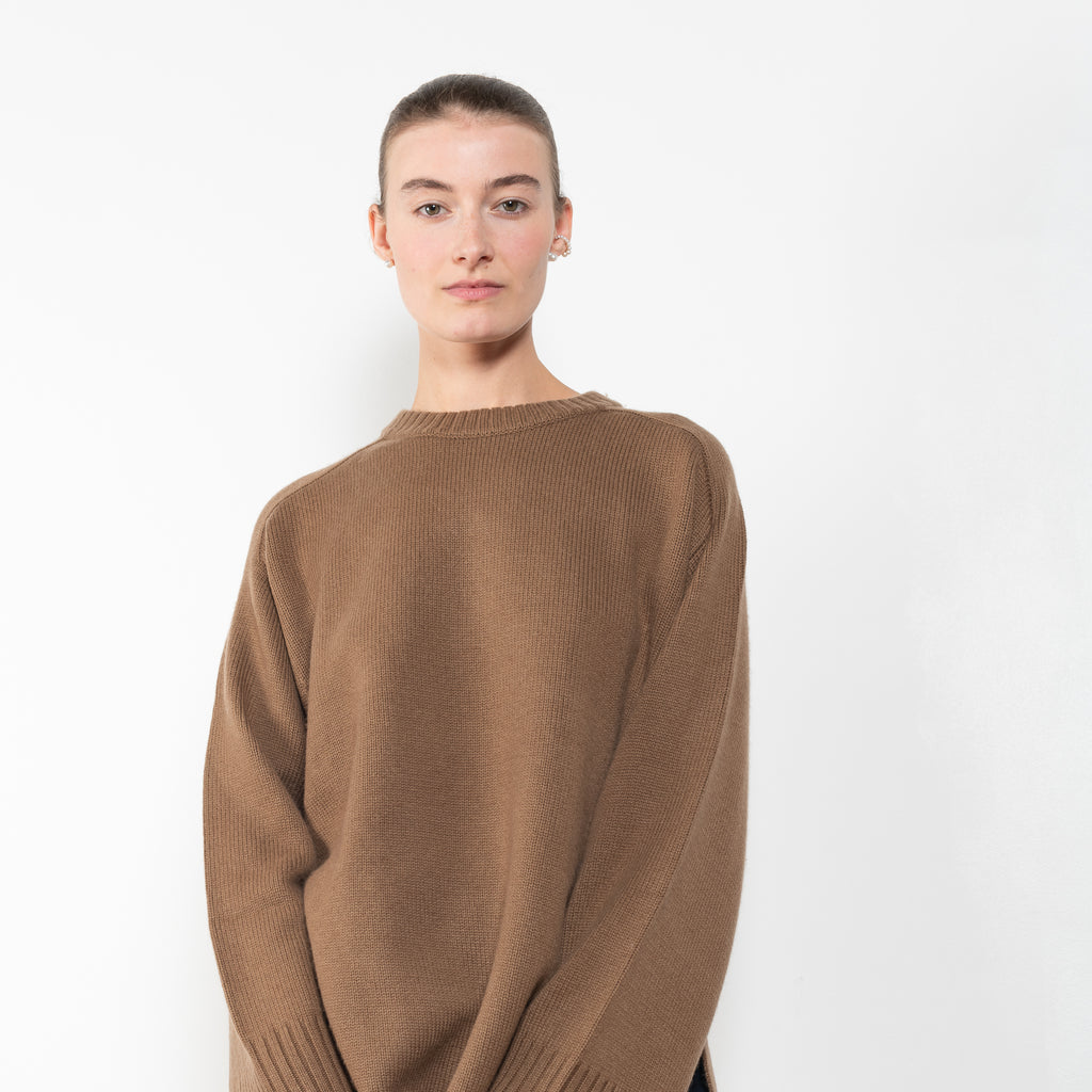 The Safi Sweater by Loulou Studio is an oversized sweater with an ample fit