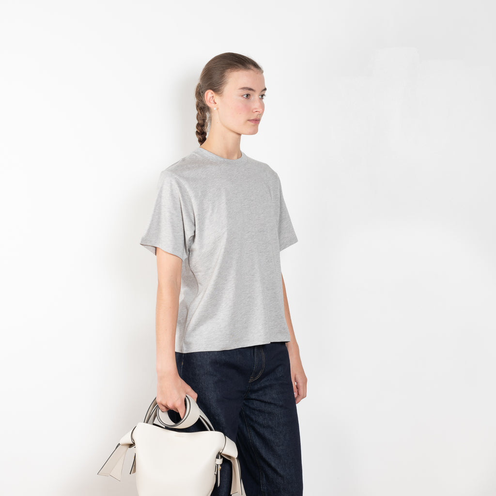 The Telanto Tee by Loulou Studio is a loose round neck t-shirt in a beautiful superior pima cotton