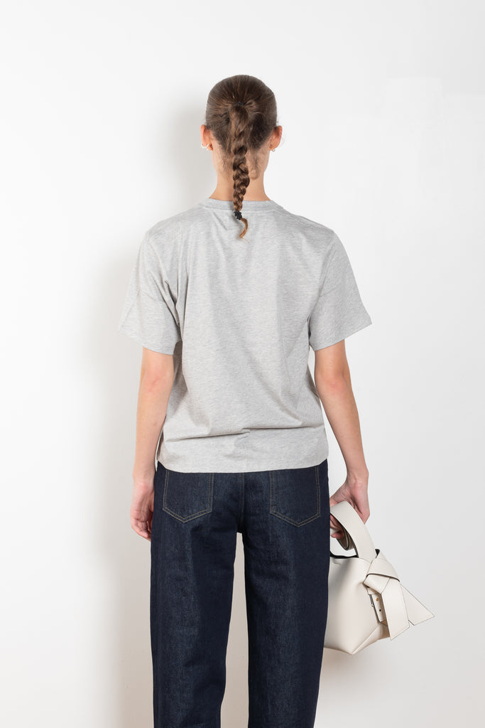 The Telanto Tee by Loulou Studio is a loose round neck t-shirt in a beautiful superior pima cotton