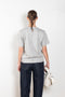 The Telanto Tee by Loulou Studio is a loose round neck t-shirt in a beautiful superior pima cotton