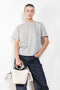 The Telanto Tee by Loulou Studio is a loose round neck t-shirt in a beautiful superior pima cotton