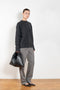 The Baltra Sweater by Loulou Studio is a cashmere sweater with an ample fit and ribbed trims