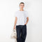 The Basiluzzo Tee by Loulou Studio is a loose boxy round neck t-shirt in a beautiful superior pima cotton