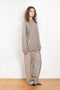 The Safi Sweater by Loulou Studio is an oversized sweater with an ample fit, wide sleeves and ribbed trims in a thicker cashmere