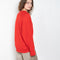The Sage Sweater by Loulou Studio is an oversized sweater with an ample fit, a deep V, dropped shoulders and ribbed details