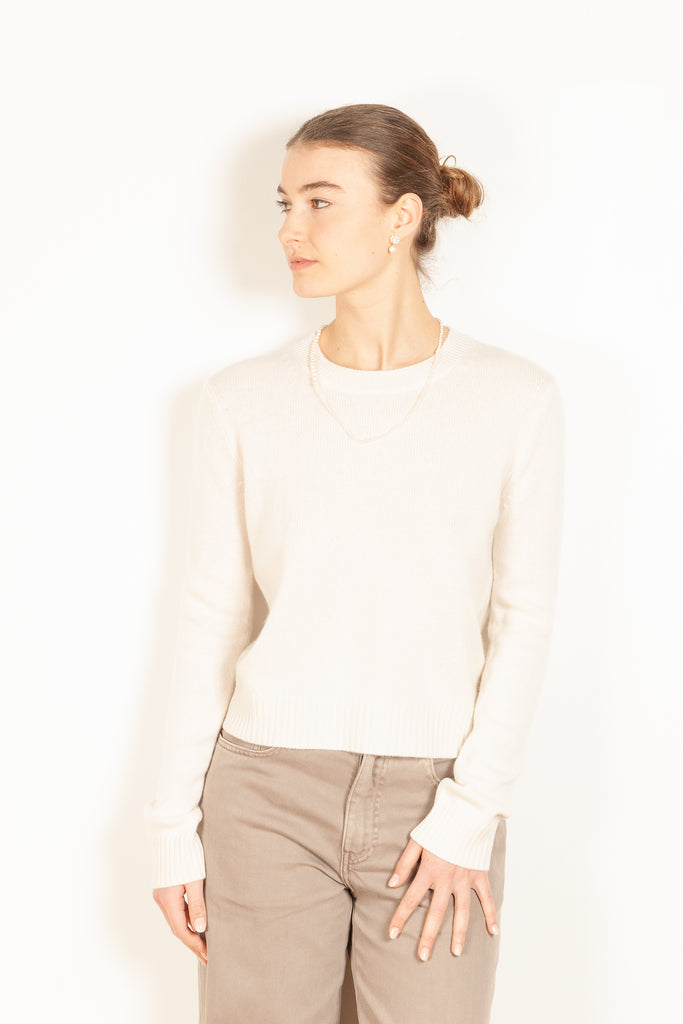 mable sweater cream lisa yang