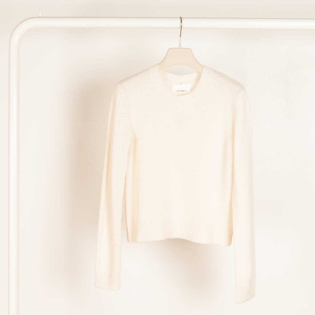 mable sweater cream lisa yang