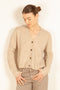 marionette cardigan sand lisa yang