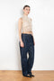 The Crochet Lace Top by Magda Butrym is a cropped top with a high neck and an all-over floral design in traditional Polish crochet technique