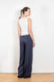 The Wide Leg Trouser by Magda Butrym is a high waisted trouser in a flowy and fluid cupro fabric