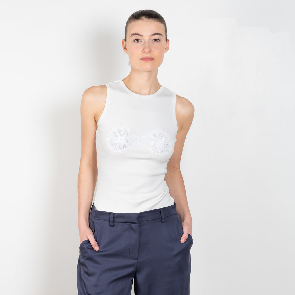 The Wide Leg Trouser by Magda Butrym is a high waisted trouser in a flowy and fluid cupro fabric