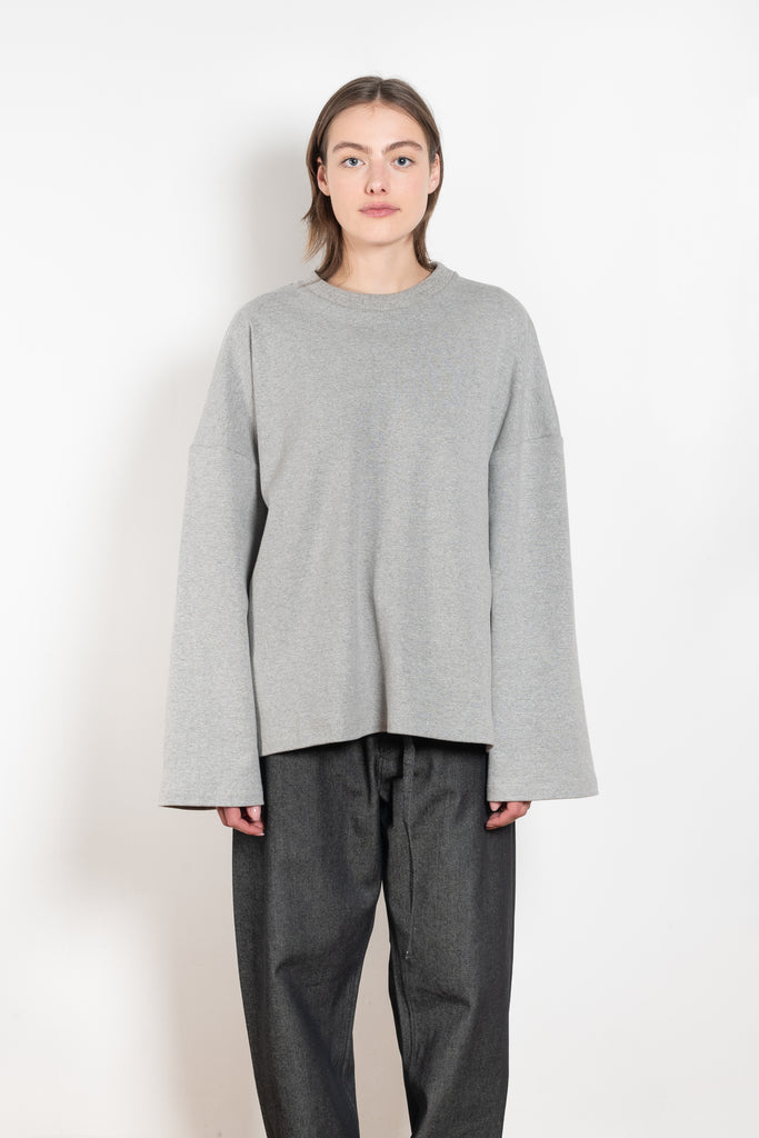 The Japanese Knit Tshirt by Maud Van Den Beussche is a loose sweater in a japanese knit cotton