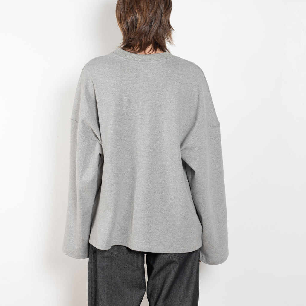 The Japanese Knit Tshirt by Maud Van Den Beussche is a loose sweater in a japanese knit cotton