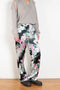 The Faded Floral Trouser by Meryll Rogge is a high waist trouser with a straight fit in a faded floral print