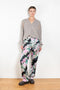 The Faded Floral Trouser by Meryll Rogge is a high waist trouser with a straight fit in a faded floral print