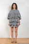 The Short Ruffle Dress by Meryll Rogge is a short dress with a vichy print and cute ruffles